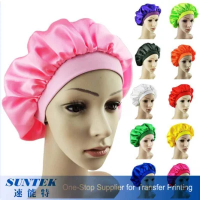 Bonnets de cheveux par sublimation avec cordon de serrage pour femmes, vierges